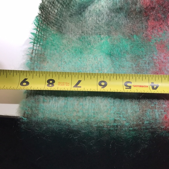 Vintage 70-80’s Donegal Design Ireland mohair scarf 72” - Picture 4 of 4